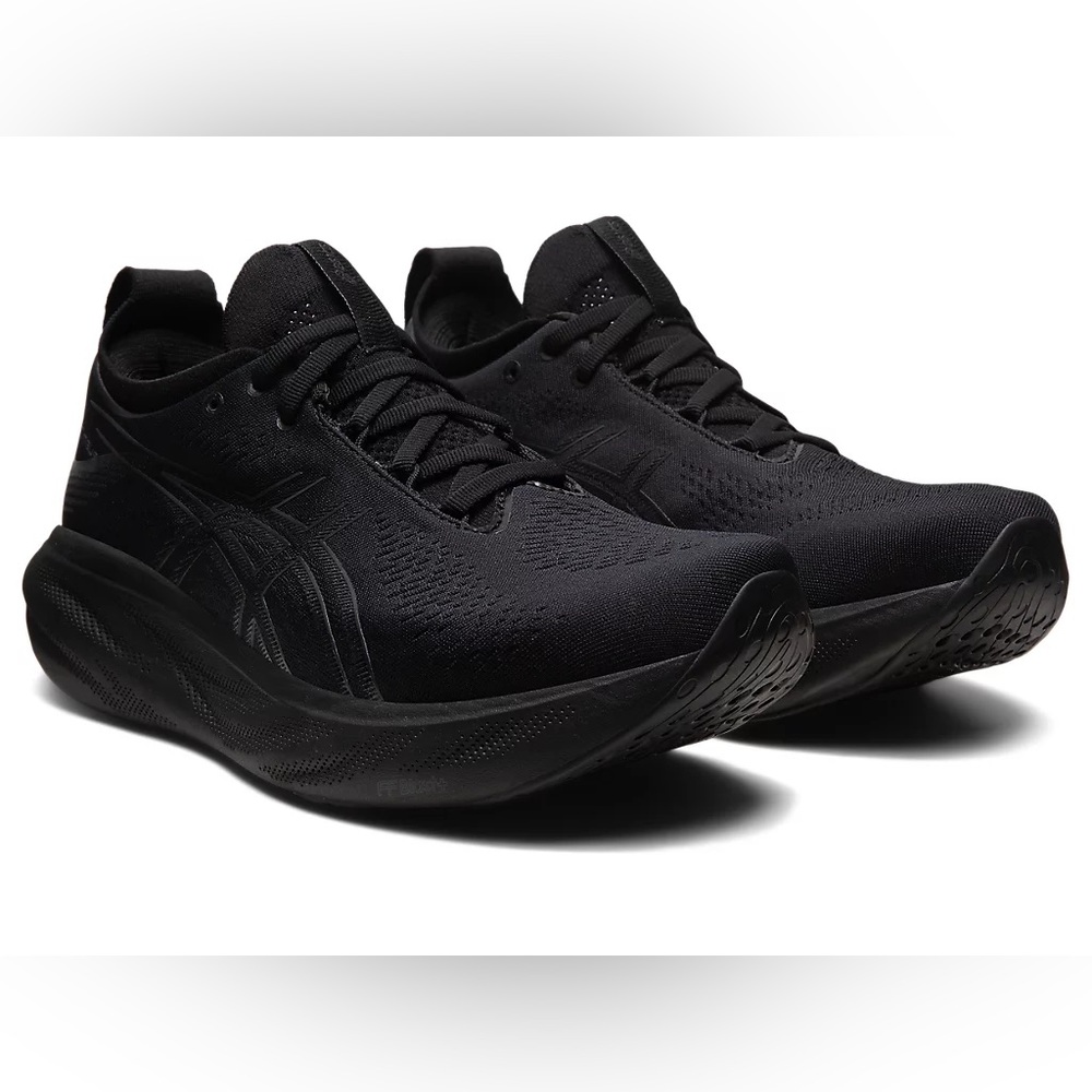 NIB - ASICS Gel Nimbus 25 - Black - Size 11